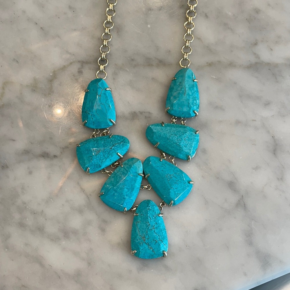 Turquoise Kendra Scott necklace